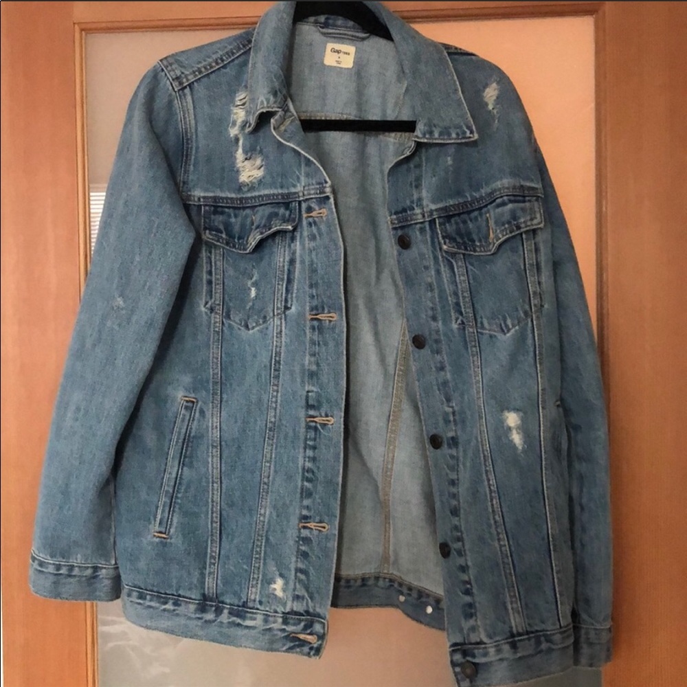 Oversized denim jacket - Picture 3 of 6
